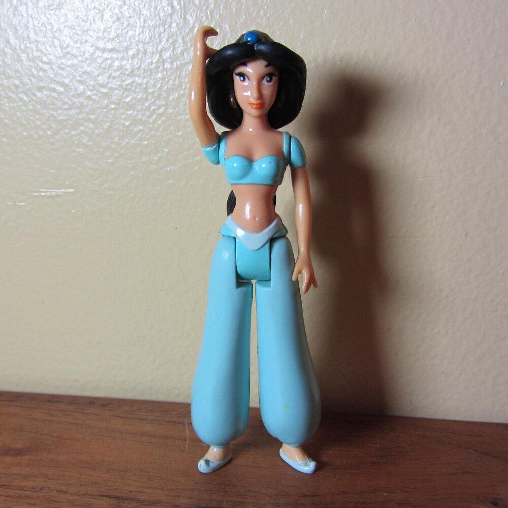 5 for $30 - vintage 1992 disney Aladdin figure Jasmine mattel (W5753)